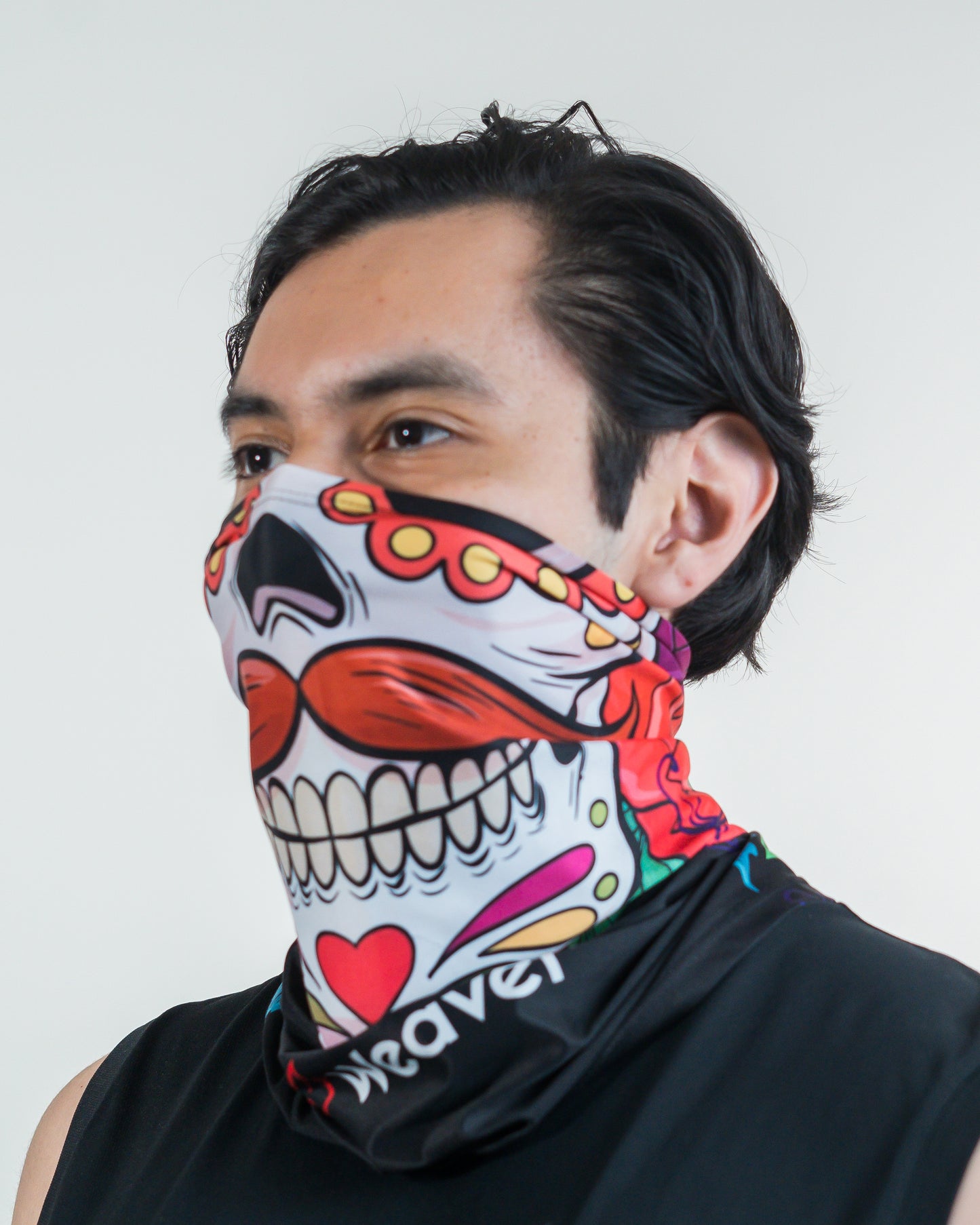 Fiesta skull print gaiter