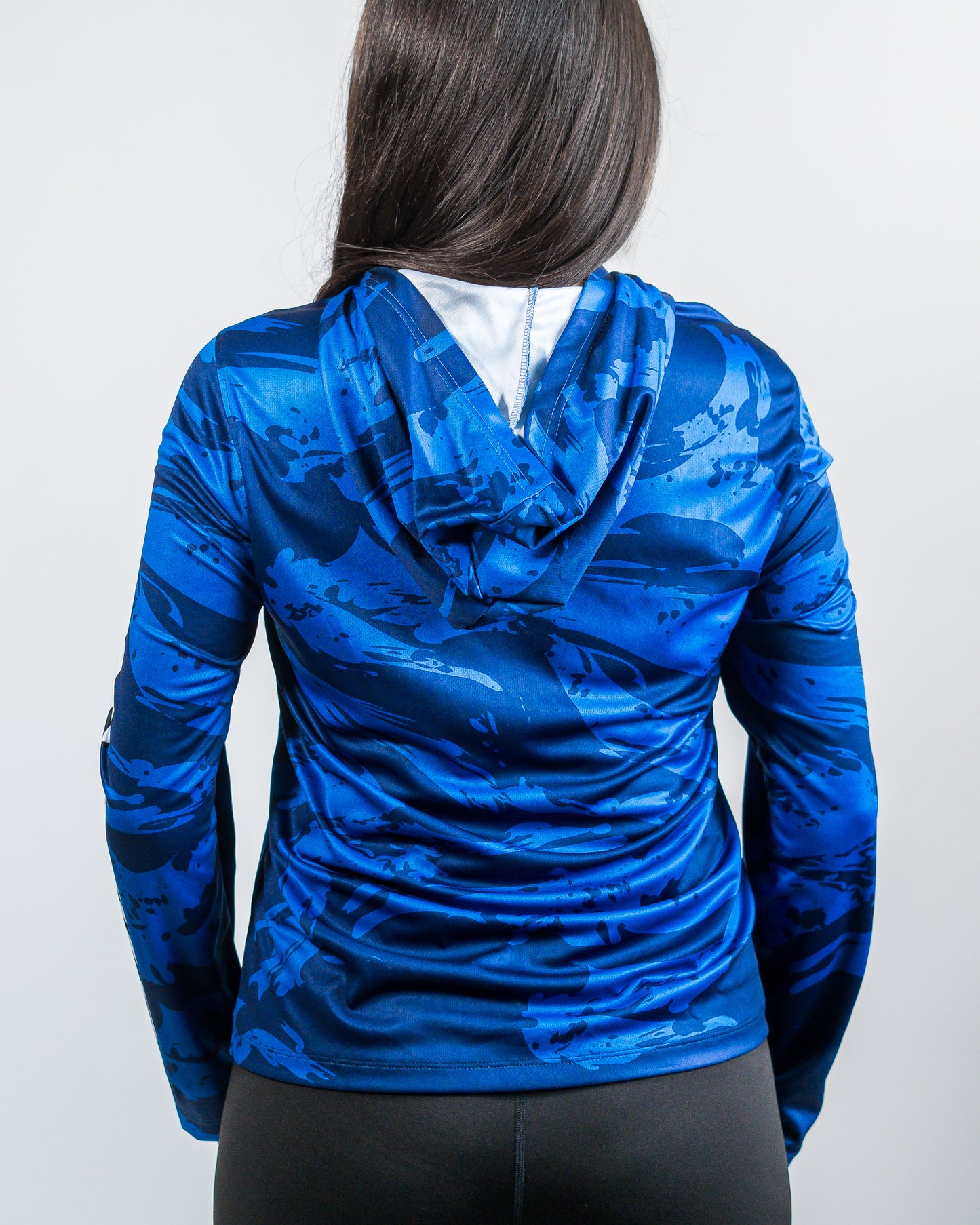 Blue Marlin Hooded Performance Shirt