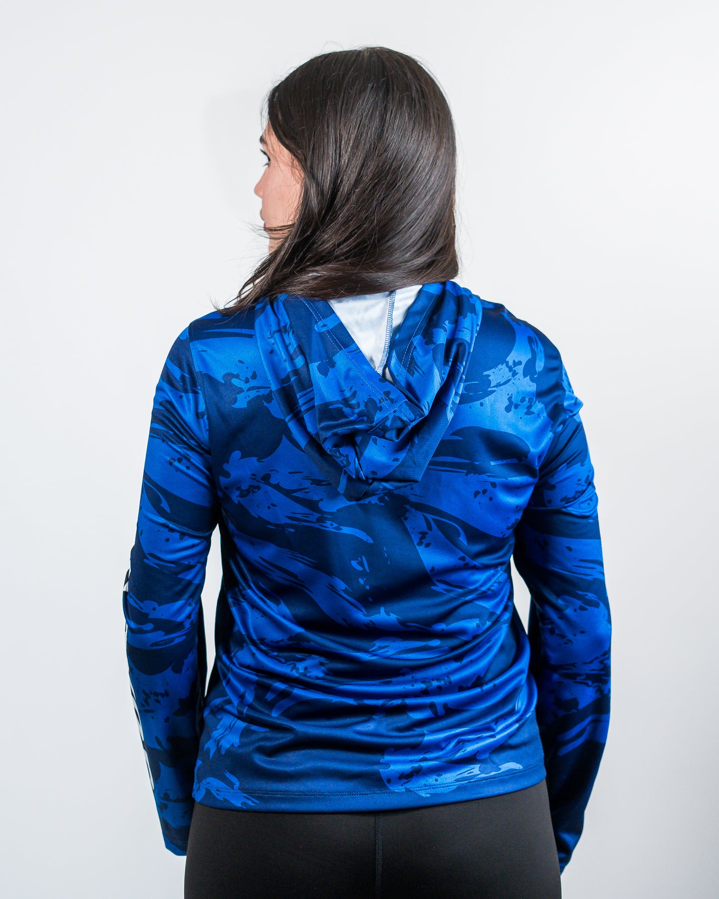 Blue Marlin Hooded Performance Shirt