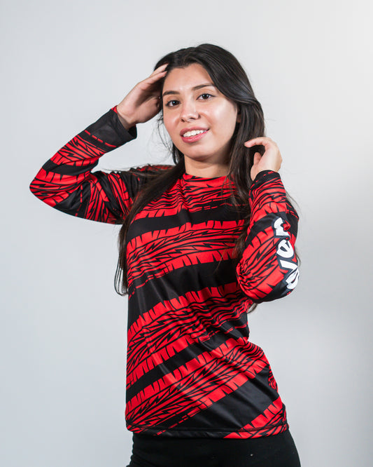 Red Velocity Performance Shirt for Her